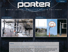 Tablet Screenshot of porterathletic.com